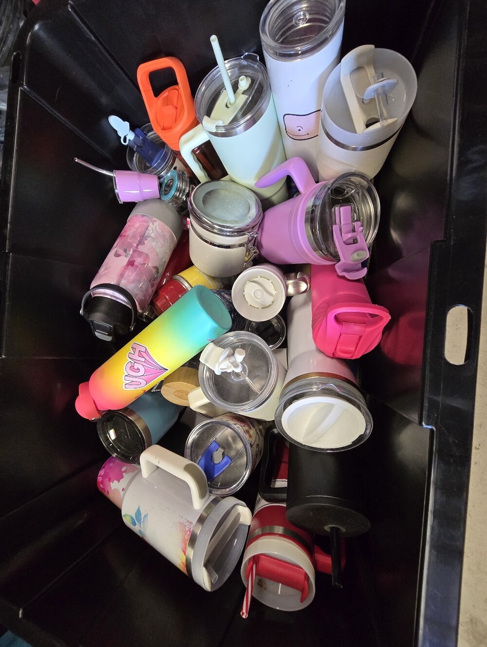 Assorted Pink..Multicolor Insulated Travel Tumbler Yetti Stanley And More Brands